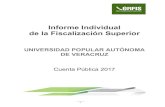 Informe Individual de la Fiscalización Superior...6 La Ley Número 364 de Fiscalización Superior y Rendición de Cuentas del Estado de Veracruz de Ignacio de la Llave (en lo subsecuente