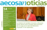 AECOSANoticias Nº 54...estatuto, atribuye a la Agencia Española de Consumo, Seguridad Alimentaria y Nutrición, en materia de con-sumo, serán desempeñadas por la Dirección General
