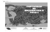 PORTAFOLIO MATEMÁTICA II · 2020. 3. 6. · Portafolio de la Asignatura. El portafolio de la asignatura de Matemáticas II, es la colección ordenada y sistemática de las actividades