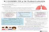 El COVID-19 y la Tuberculosis - Washington State ......de la tuberculosis (o TB) sea más necesario y urgente en el Estado de Washington. Síntomas adicionales de COVID-19 Síntomas