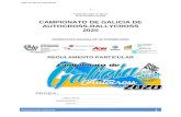 Comezo - Federación Galega de Automobilismo · Web view2.5.- Os Comisarios Deportivos poderán, en calquera momento, non autoriza-la saída dun vehículo nunha proba, pola súa antigüidade,