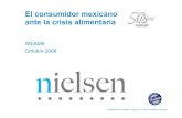 ANIAME Octubre 2008...El consumidor mexicano ante la crisis alimentaria Entorno económico actual •Presiones inflacionarias a nivel mundial que impactan a las economías locales
