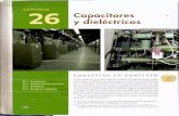 Capacitores y dieléctricos - Fisica.ru · 2019. 10. 25. · 832 CAPÍTULO 26 Capacitores y dieléctricos La batería transfiere carga y establece la diferencia de potencial entre