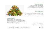 Wanikunavidad+2015.docx · Web viewSolomillo de ternera Chuletas de cordero lechal Lubina fresca a la plancha Sepia a la plancha Vino de Rioja Postre, café, sidra y copa40 € Primeros: