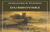 Dubrovski - Escuela de Rusoescueladeruso.com/wp-content/uploads/2015/09/Pushkin... · 2016. 4. 8. · PÓLVORAS DE ALERTA ––6–– CAPÍTULO I Vivía hace algunos años en una