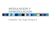 MODULACION Y DEMODULACION - Sitio Personal · 2016. 9. 15. · MODULACION Y DEMODULACION Expositor: Ing. Hugo Choque A. Sistemas de comunicaciones. Protagonistas de la revolución