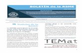 BOLETÍN de la RSME · 2019. 10. 14. · 2 N.º 563, 19 de enero de 2018 TEMat El portal Documat cumple diez es la revista de trabajos de estudiantes de matemáticas que la ANEM,