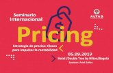 ALTA GERENCIA COLOMBIA · 2019. 8. 7. · ALTA GERENCIA COLOMBIA Es reconocido como uno de los mayores expertos en estrategias de precios en el mundo de habla hispana. • Es autor