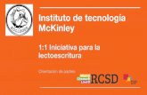 Instituto de tecnología McKinley · 2016. 12. 13. · Instituto de Tecnología McKinley 2.0 Unidades. (GRATIS) La clase se llevará a cabo lunes y miércoles en el salón 128 desde