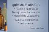 Química 3 año C.B. · 2020. 4. 14. · Actividad: Para los anteriores instrumentos dar: Nombre de los instrumentos. Magnitud. Unidad en el sistema internacional. Gracias Por dudas