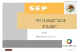 TEMAS SELECTOS DE BIOLOGÍA Iplataforma.cobaev.edu.mx/.../5_SEMESTRE/ts-biologia-i.pdfTEMAS SELECTOS DE BIOLOGÍA I PROGRAMA EN VALIDACIÓN 5 DGB/DCA/07 -2010 Por último, las competencias