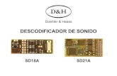 DESCODIFICADOR DE SONIDO · Sonido de conducción eléctrica realista con sonidos de motores y ventiladores de motor y sonidos de conmutación (pantógrafo, disyuntor, etc), sonido