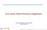 Circuitos Electrónicos Digitales...Códigos binarios 3. Aritmética Binaria 4. Representación de números con signo. Departamento de Tecnología Electrónica – Universidad de Sevilla