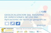 GEOLOCALIZACION DEL REGISTRO DE DIRECCIONES DE LOS DNI ... grupo de votacion a un local de votacion