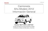 Camioneta Año-Modelo 2012 Información General...Confidencial La demanda de la nueva generación de camionetas 1. Especificaciones y desempeño La demanda del mercado se divide en