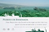 Presentación de PowerPoint7ma Reunión de Comité de operación de los puertos de ensenada y costa azul Administración Portuaria Integral de Ensenada, S.A. de C.V. 2 ORDEN DEL DÍA