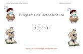 la letra llafamiliaclaret.weebly.com/uploads/1/6/5/3/16537264/programa-de... · Maribel Martínez Camacho y Ginés Ciudad-Real Método de lectoescritura Programa de lectoescritura