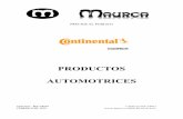 MAURCA COMERCIAL, S.A. DE C.V. - PRODUCTOS AUTOMOTRICES de precios P. Automotrices... · 2019. 5. 3. · CALEFACCION AUTOMOTRIZ / HEATER HOSE 13 POLEAS TENSORAS (TODAS) 16 FRENOS