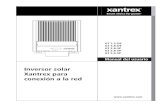 Inversor solar Xantrex para conexión a la red · 2018. 4. 2. · potencia avanzada. ... Los productos de la empresa transforman energía primaria de cualquier tipo en energía de