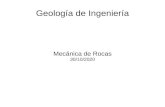 Geología de Ingeniería - Universidad de la República · 2020. 10. 30. · -Sistema Q (Barton) Clasificación de macizos rocosos RQD: (Suma de la longitud de los fragmentos de más