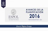 AVANCES DE LA PLANIFICACIÓN 2016planificacion.espol.edu.ec/sites/default/files/Presentacion IRC IS 2016 final.pdfDistribuición de la población por tipo de estudiante (regular y