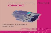 Bomba Lobular Serie B - Quilinox · 2021. 1. 5. · La transmisión del movimiento entre el eje conductor (motor) y el conducido se efectúa por medio de una pareja ... sería necesario