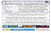 BOLETÍN OFICIAL ASTURIAS BALONMANO · 2020. 10. 15. · BOLETÍN OFICIAL ASTURIAS BALONMANO Órgano Oficial de Comunicación de la Federación de Balonmano del Principado de Asturias