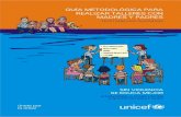 SIN VIOLENCIA SE EDUCA MEJOR - UNICEF · 2019. 2. 13. · SIN VIOLENCIA SE EDUCA MEJOR 9 PRIMER PASO Inicio y presentación de las y los participantes (15 minutos) El coordinador/a