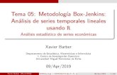 Tema05: MetodologíaBox-Jenkins ...umh1465.edu.umh.es/.../1323/2013/02/tema05_box_jenkins1.pdfTema05: MetodologíaBox-Jenkins: Análisisdeseriestemporaleslineales usandoR Análisisestadísticodeserieseconómicas