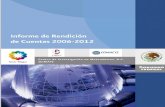 Indice - CIMAT · 2012. 10. 30. · INFORME DE RENDICIN DE CENTAS DE LA APF 2006-2012 Página 2 de 60 11.1 Presentación Con fundamento en el Acuerdo para la Rendición de Cuentas