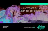 Leica TPS800 Series - Sistopo · Leica TPS800-1.1.0es 13 Introducción Ámbito de validez El presente manual es válido para todos los instru-mentos de la Serie TPS800. Los modelos