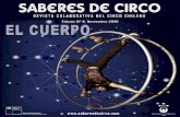 MAESTRO 8 EDICION - Saberes de Circo · sta Octava edición esta dedicada al cuerpo, tenemos contribuciones y entrevistas de varios países. Desde México Valeria Muniz comparte con