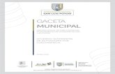 MUNICIPAL - sanluis.gob.mx · acuerdo: suspensiÓn de actividades por contingencia Órgano oficial de publicaciÓn del ayuntamiento del municipio de san luis potosÍ marzo 2020