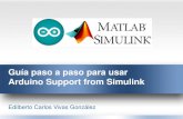 Guía paso a paso para usar Arduino Support from Simulink · 2020. 10. 15. · Arduino Support from Simulink Edilberto Carlos Vivas González. Instalación del paquete En la pestaña