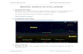 Portal de Educación de la Junta de Castilla y León - MANUAL ......Busca la constelación de Ofiuco y luego sigue el camino formado por esta constelación Sagitario, Capricornio,