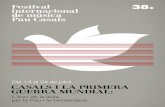 Festival internacional Pau Casals · 2021. 1. 28. · Sonata Kreutzer per a violoncel i piano Op. 47, L.V. Beethoven (arr. Czerny) Tres romances per a clarinet i piano Op. 94, R.