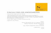 FACULTAD DE INGENIERÍA · 2020. 9. 8. · FACULTAD DE INGENIERÍA Carrera de Ingeniería de Minas “DETERMINACIÓN DE UMBRALES DE ALARMA Y VELOCIDAD DE COLAPSO, UTILIZANDO EL RADAR