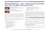 Mintzberg: La estructuración de las organizacionesMintzberg: La estructuración de las organizaciones Enric Brull Alabart y Maria de los Ángeles Gil Estallo. – Edición 13/03/2011