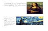 1.- La Gioconda · 2021. 1. 11. · 1.- La Gioconda También conocido como la Mona Lisa, el retrato pintado por Leonardo Da Vinci es, sin duda alguna, el cuadro más famoso de la