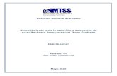 Dirección Nacional de Empleo - MTSS...Dirección Nacional de Empleo Código: DNE-10.0 Código: Procedimiento para la atención a denuncias de acreditaciones irregulares del Bono Proteger