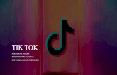 TIK TOK - Biblioteca Madre María Teresa Guevara TOK.pdfTik Tok es una red social donde los usuarios suben video-selfies con filtros de sonido, su principal atractivo es el performance