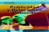 Ciencias Sociales y Jurídicas Publicidad y Relaciones Públicas · 2015. 10. 5. · planificación de programas, campañas y acciones de publicidad y de relaciones públicas. •