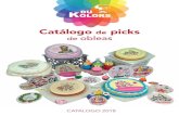 Catálogo de picks de obleas - Du KolorsLos picks de oblea Du Kolors, están elaborados con obleas de primera calidad y tintas vegetales 100% comestibles. Son ideales para colocarlos
