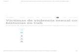historias en Cali Víctimas de violencia sexual com · mujeres y 359 por h ombres, siendo Buenaventura, Cali, P almira y Bug con el mayor número de casos. En el Cauca, esta cifra