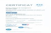 Friss · 2014. 3. 6. · Stra Leliceni nr. 49, 530190 Miercurea Ciuc, jud Harghita Romania Scope Manufacture and sale of dairy products. Valid until: 2017-02-26 Certificate Registration