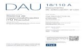 DAU 18 110 A0e - ITeC · 2018. 6. 14. · Página 6 de 28 • DAU 18/110 • Edición A -Losas filtrantes colocadas directamente sobre soportes de altura regulable (aislamiento, drenaje