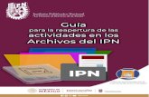 IPN - Guía para la reapertura de las actividades de los ...€¦ · Title: Guía para la reapertura de las actividades de los Archivos del IPN Author: Rocío Landeros Rosas Created