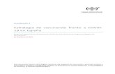 Estrategia de vacunación frente a COVID 19 en España · 2/26/2021  · b) Miembros de la Ponencia de Programa y Registro de Vacunaciones: o Andalucía: David Moreno Pérez ... Dolores