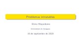 Elvira Mayordomo - unizar.eswebdiis.unizar.es/asignaturas/APD/wp/wp-content/... · Contenido de este tema 1 Introduccion: complejidad y problemas intratables 2 Reducciones para construir