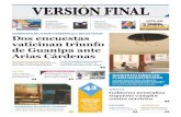 Dos encuestas vaticinan triunfo de Guanipa ante Arias Cárdenas2017.versionfinal.com.ve/wp-content/uploads/2017/10/d... · 2018. 2. 10. · bernación del estado Zulia, Juan Pablo